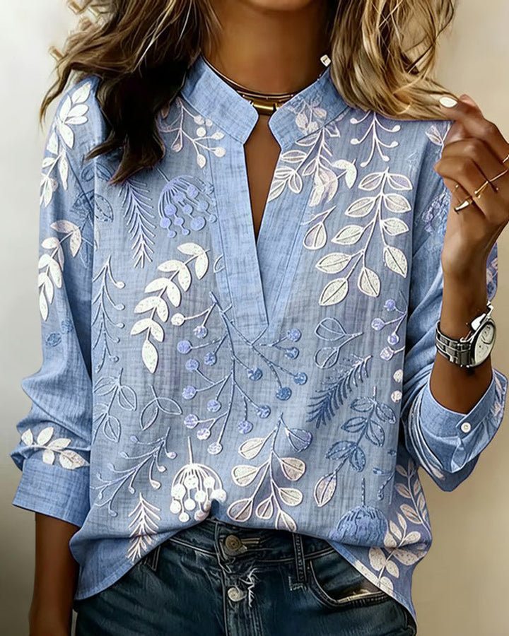 Kristy™ | Casual Floral Print Everyday Blouse