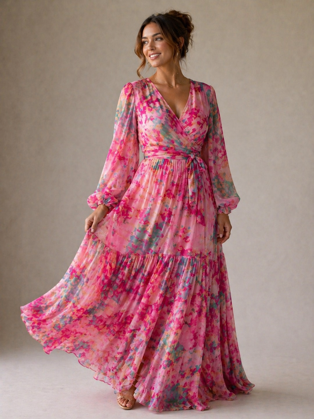 Josie™ | Wrap Dress with Floral Print