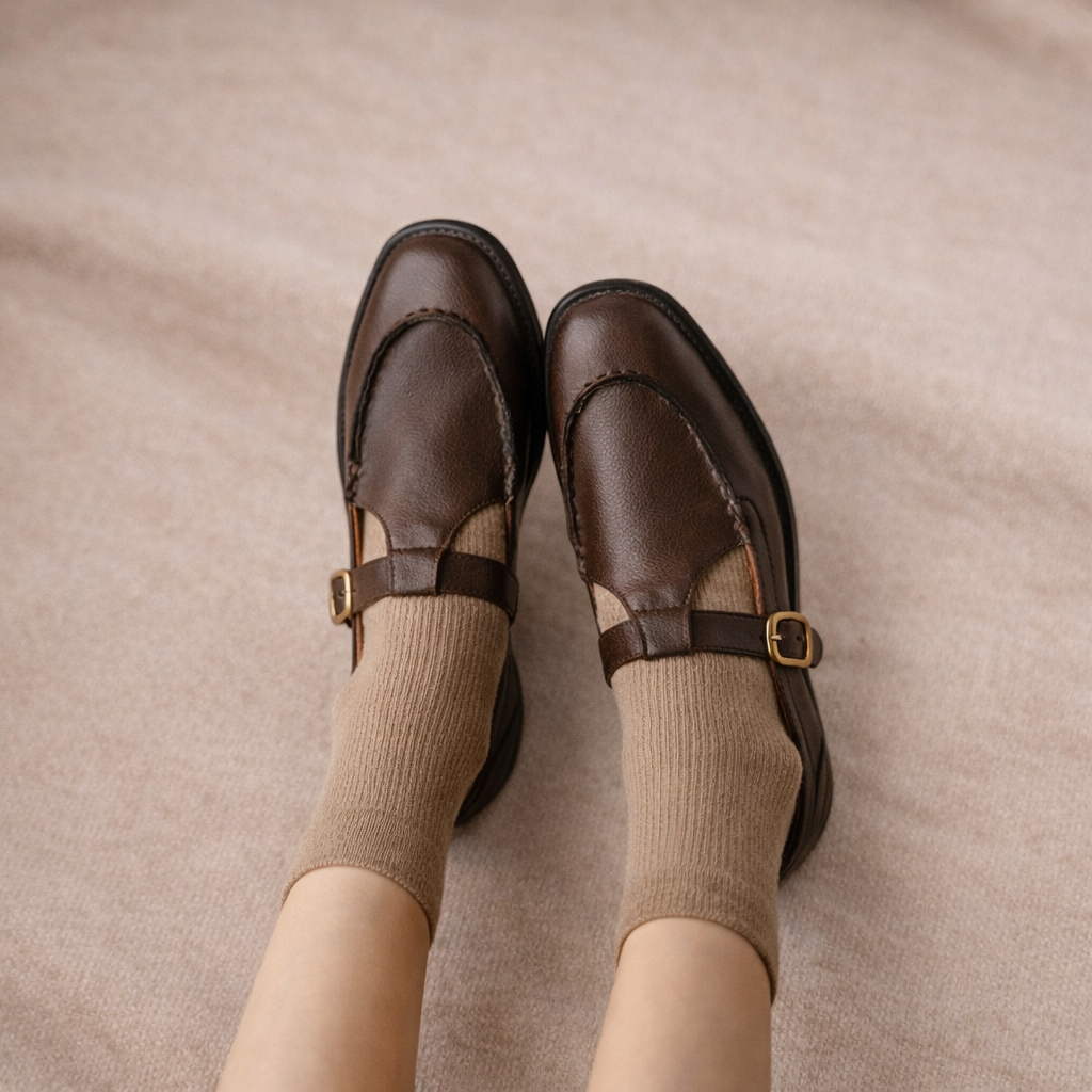 Selvara™ | Orthopedic Square-Toe Mary Jane Shoes