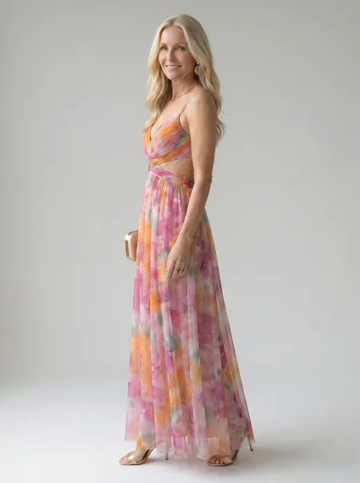 Isel™ | Soft Wrap Maxi Dress