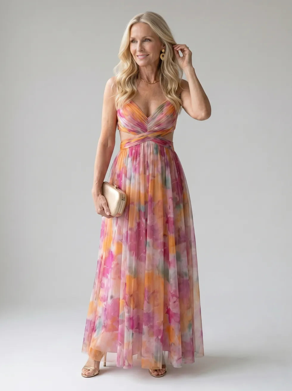 Isel™ | Soft Wrap Maxi Dress