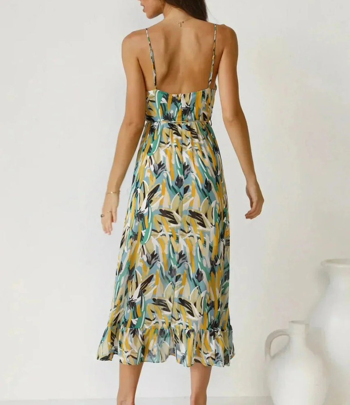 La Scintilla | Radiant Color Midi Dress
