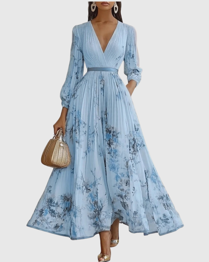 Suzanna | Pleated Elegance Dress