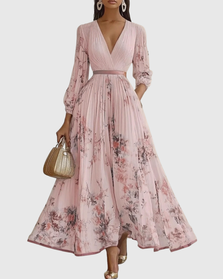 Suzanna | Pleated Elegance Dress