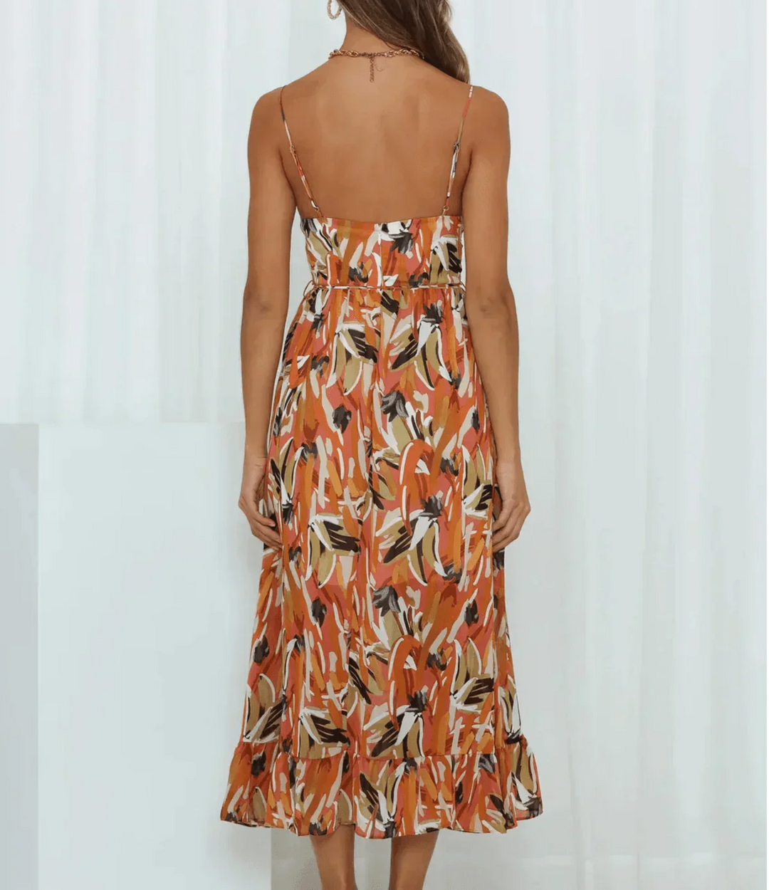 La Scintilla | Radiant Color Midi Dress