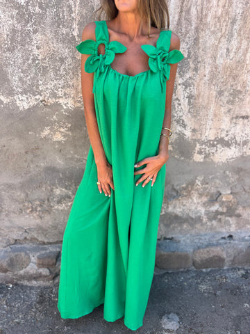 Philippa™ | Modern Boho Flower Detail Dress