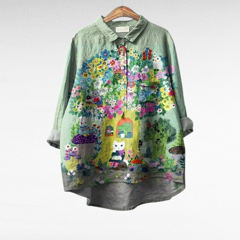 Caroline | Elegant summer blouse