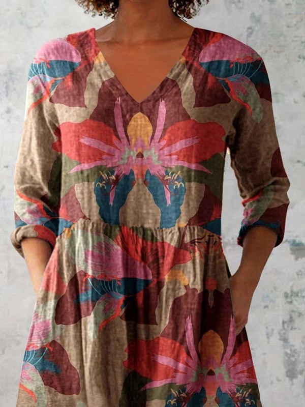Ellen | Long V-Neck Blouse