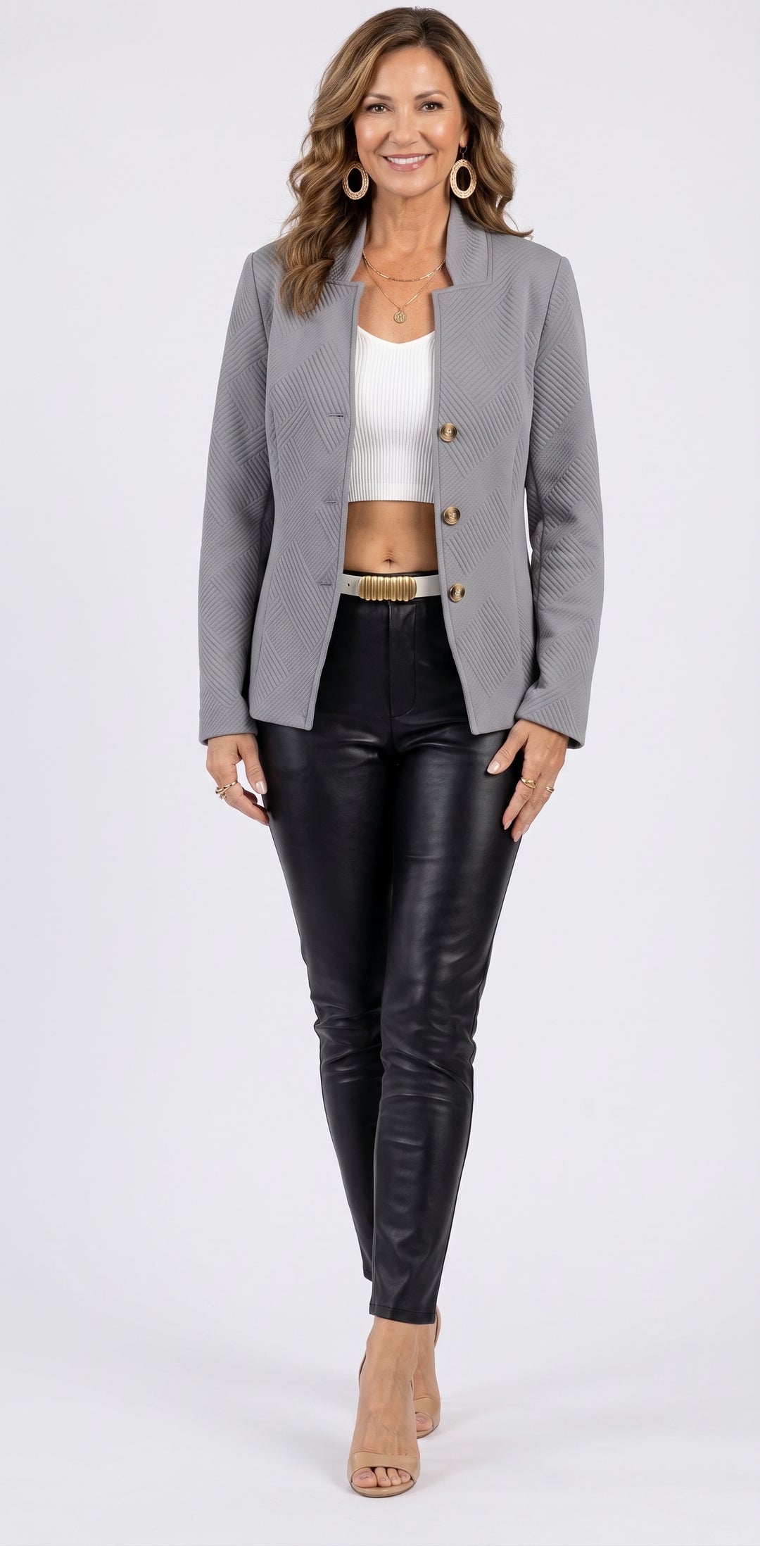 Jenna™ | Sleek Modern Minimalist Everyday Blazer