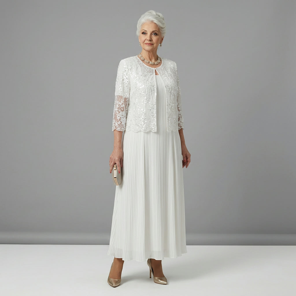 Adina™ - Elegant Floral Printed Summer Dress