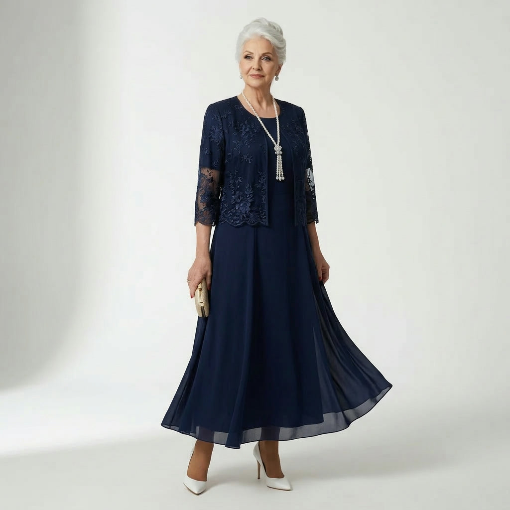 Adina™ - Elegant Floral Printed Summer Dress