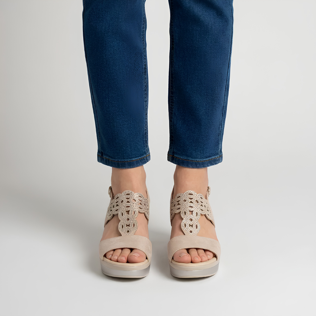 Sally™ | Chic Open-Toe Comfortable Wedge Sandals