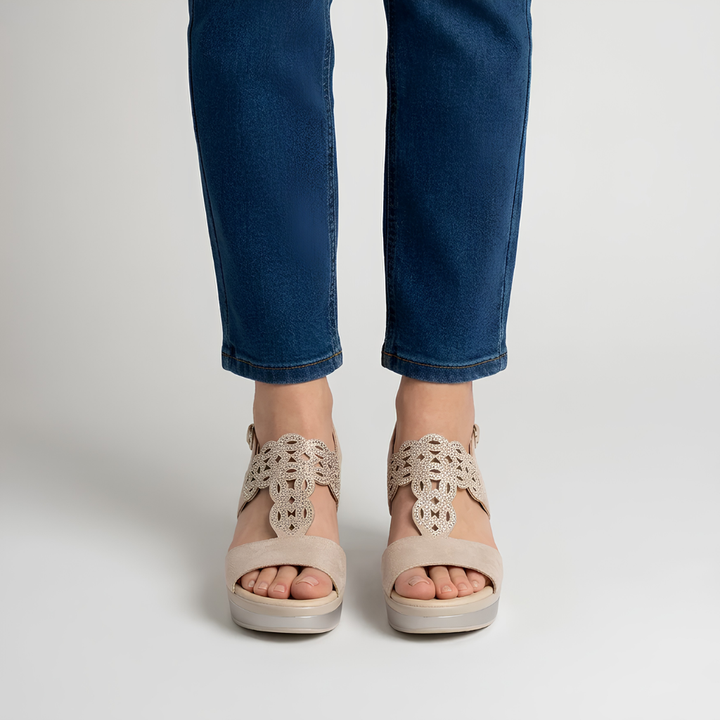 Sally™ | Chic Open-Toe Comfortable Wedge Sandals