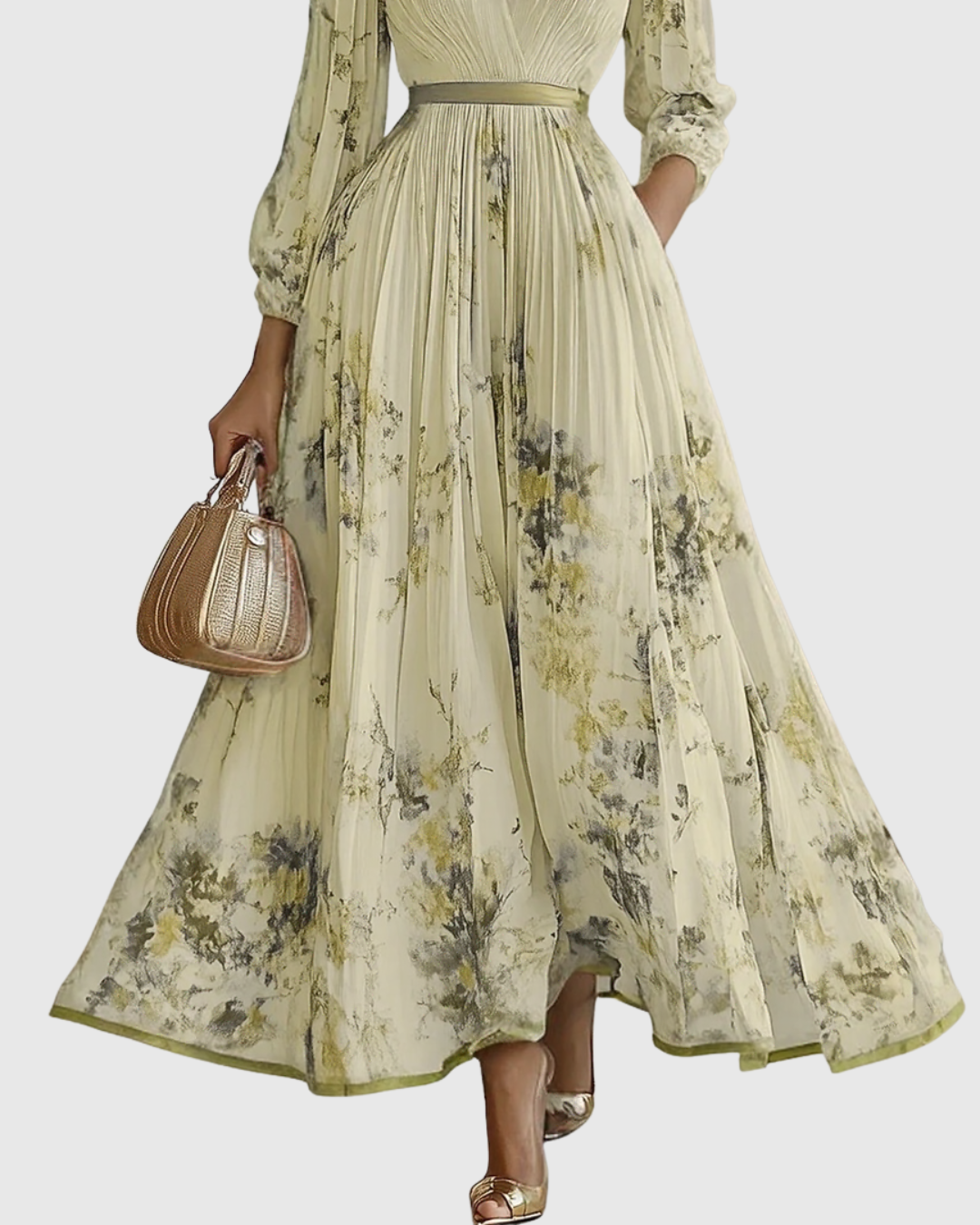 Suzanna | Pleated Elegance Dress