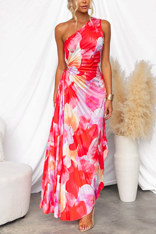 Verity™ | Pleated One-Shoulder Dress
