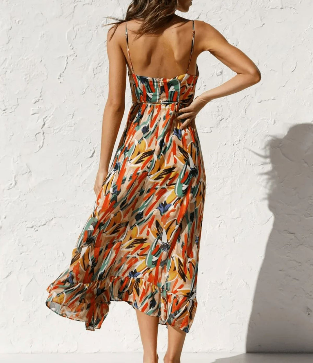 La Scintilla | Radiant Color Midi Dress