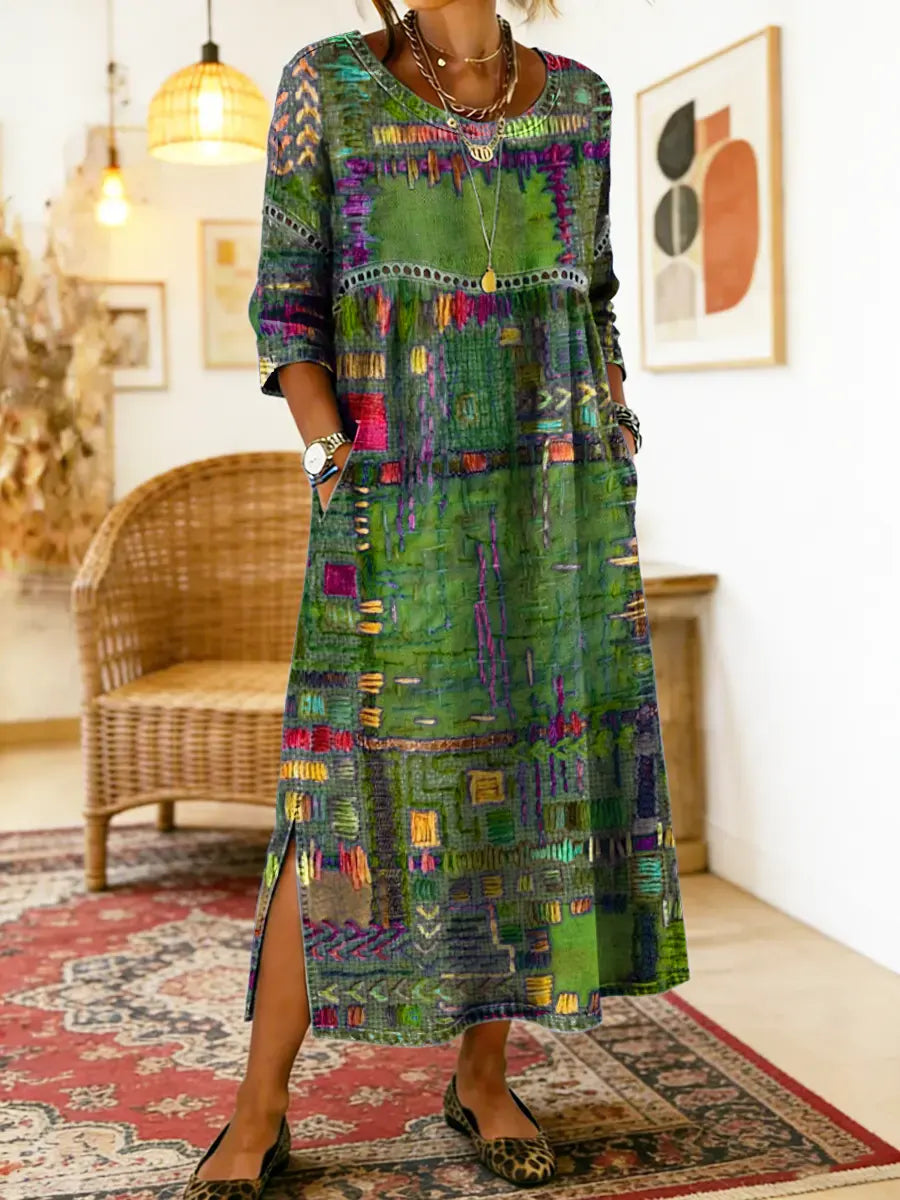 MANUELA™ | VIBRANT ARTISTIC EVERYDAY DRESS