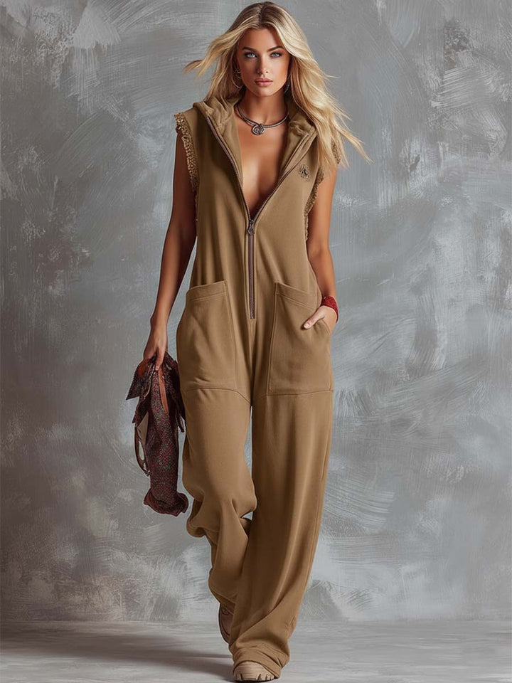 Danuta – retro sporty jumpsuit