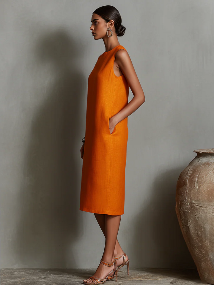 Maureen™ Midi Dress with pockets