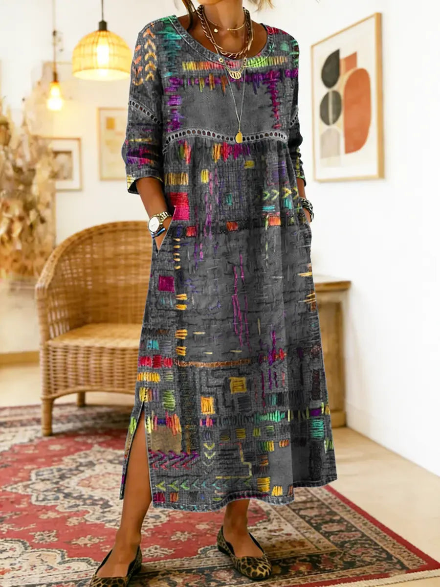 MANUELA™ | VIBRANT ARTISTIC EVERYDAY DRESS