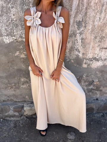 Philippa™ | Modern Boho Flower Detail Dress