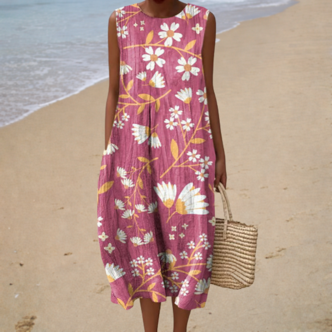Elisabetta | Romantic Floral Midi Dress