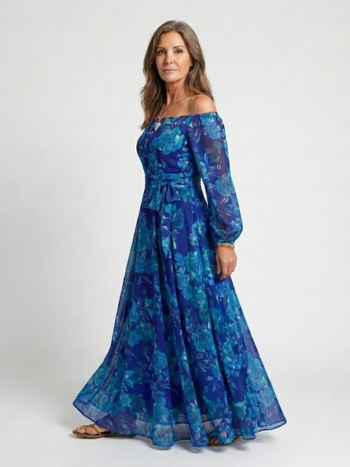 Candy™ | Off Shoulder Floral Maxi Dress