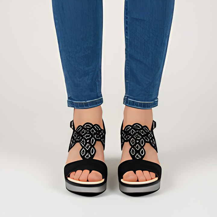 Sally™ | Chic Open-Toe Comfortable Wedge Sandals