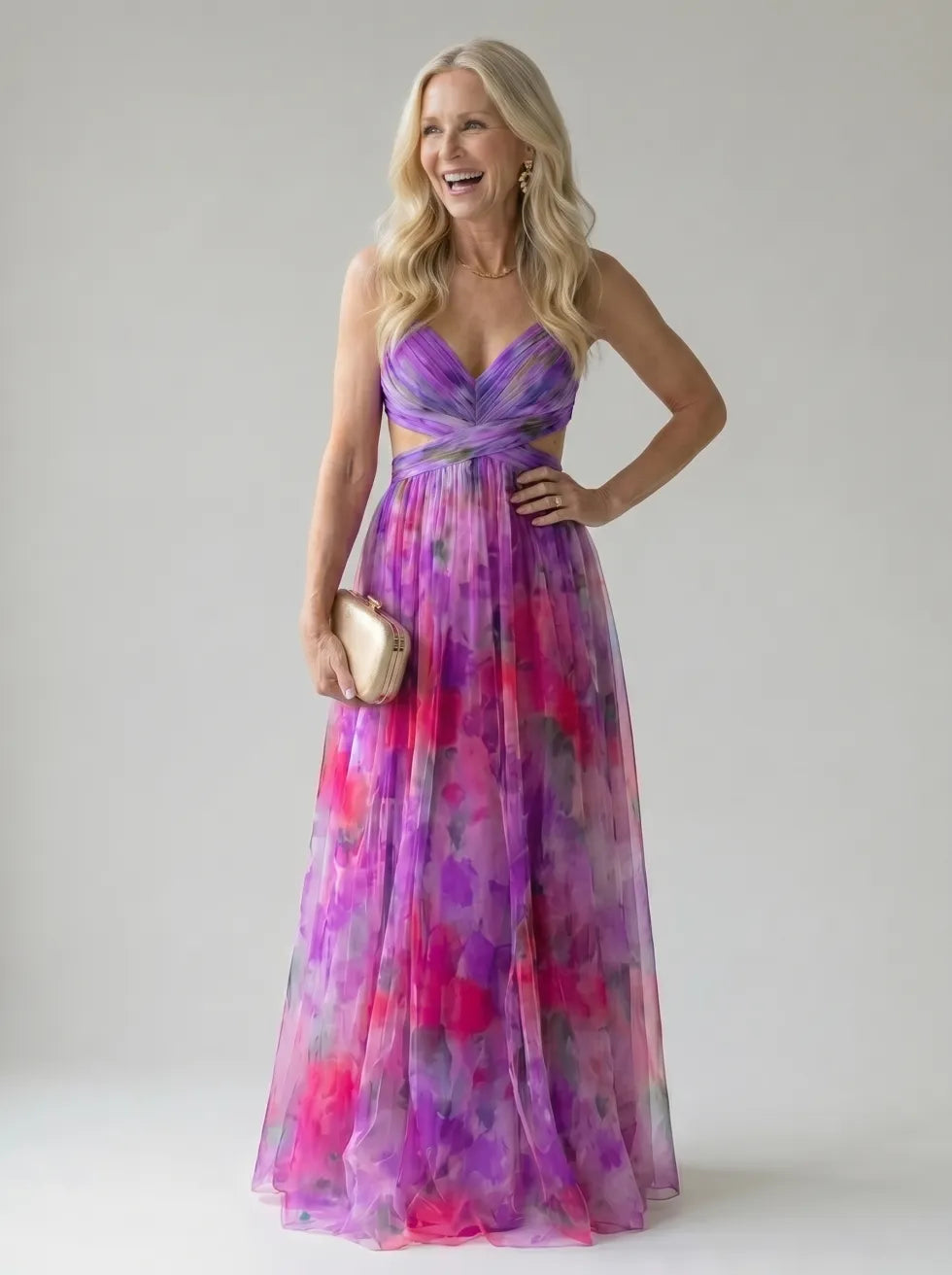 Isel™ | Soft Wrap Maxi Dress