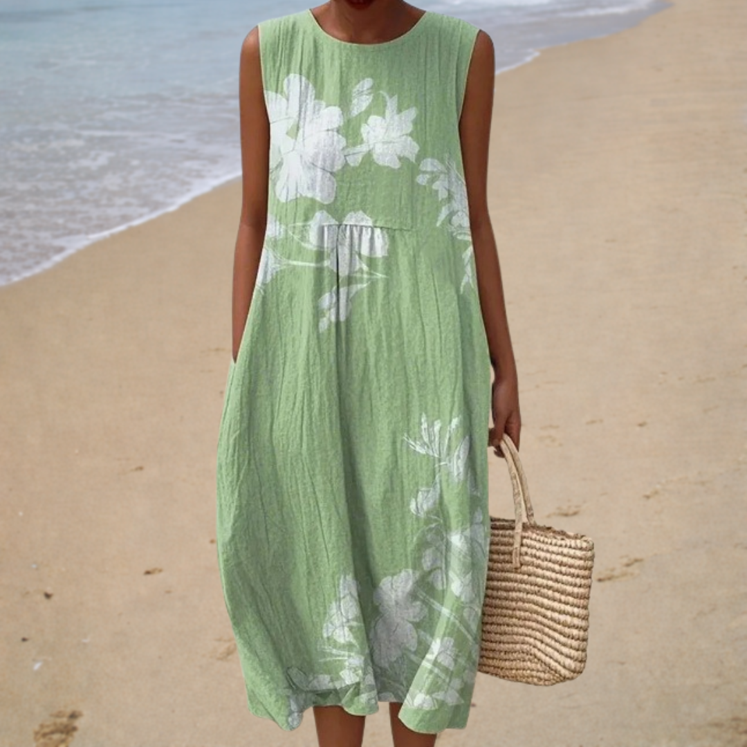 Priscilla | Natural Midi Dress