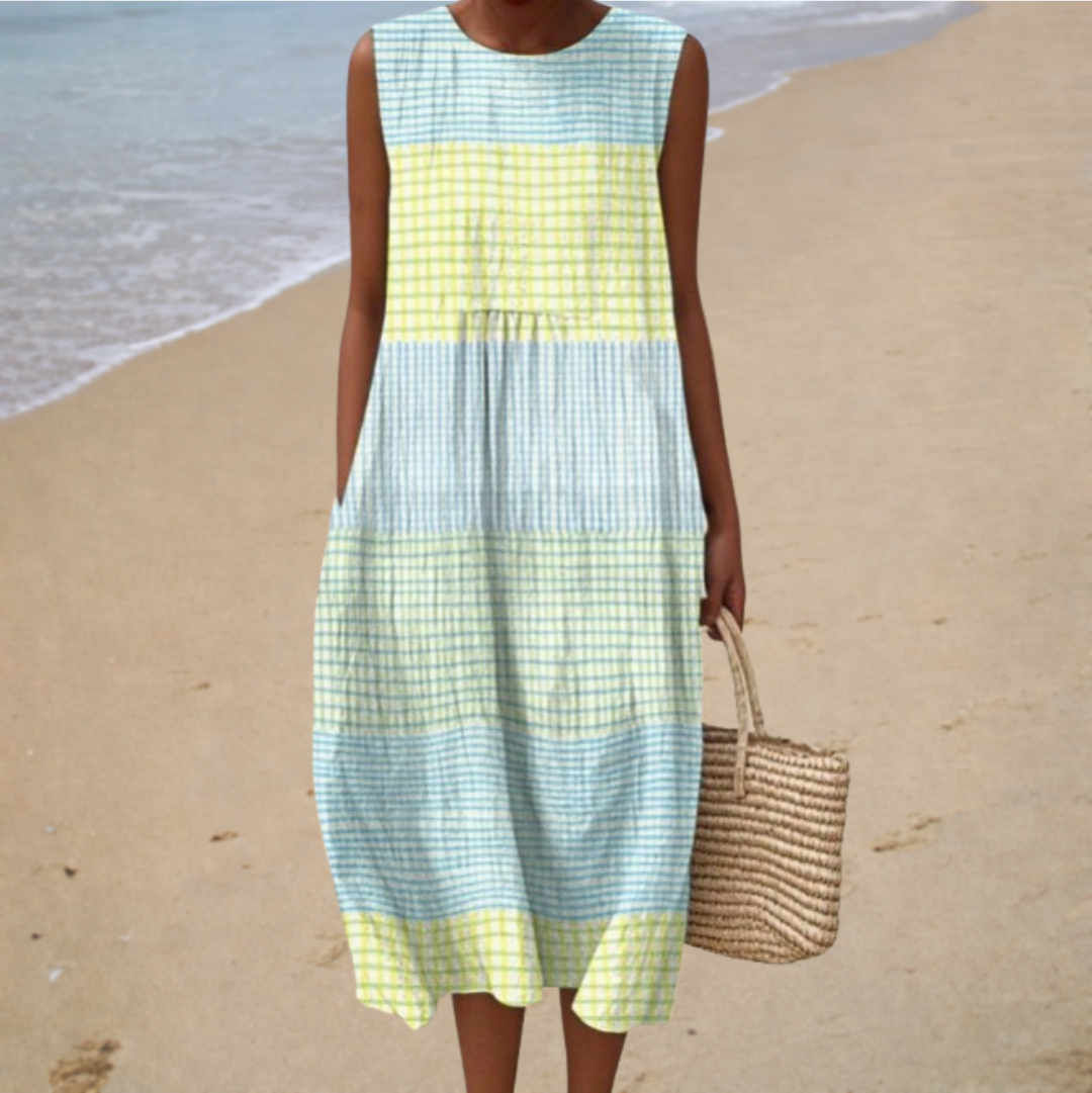 Gabriella | Elegant Natural Long Dress