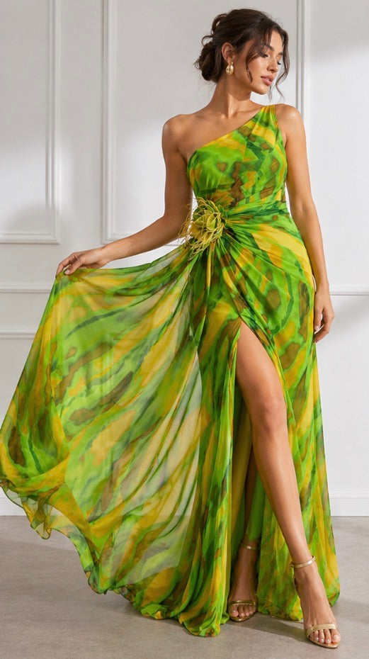 Annie™ | Vibrant Draped Dress