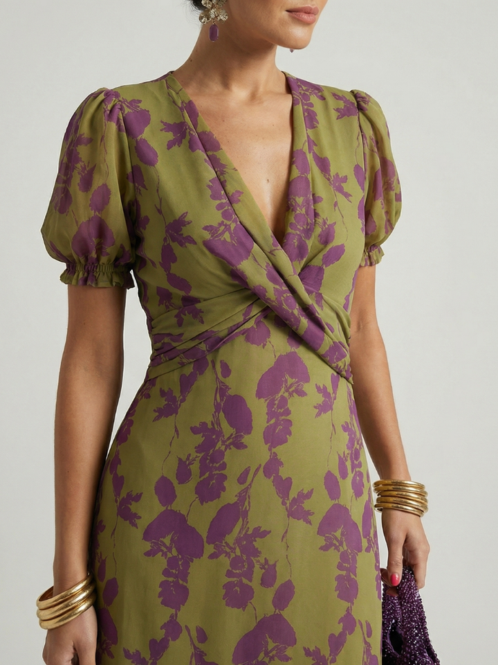 Marlena™ | Relaxed Floral Midi Dress