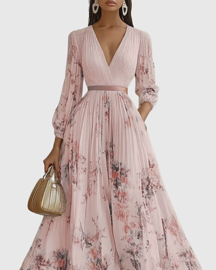 Suzanna | Pleated Elegance Dress
