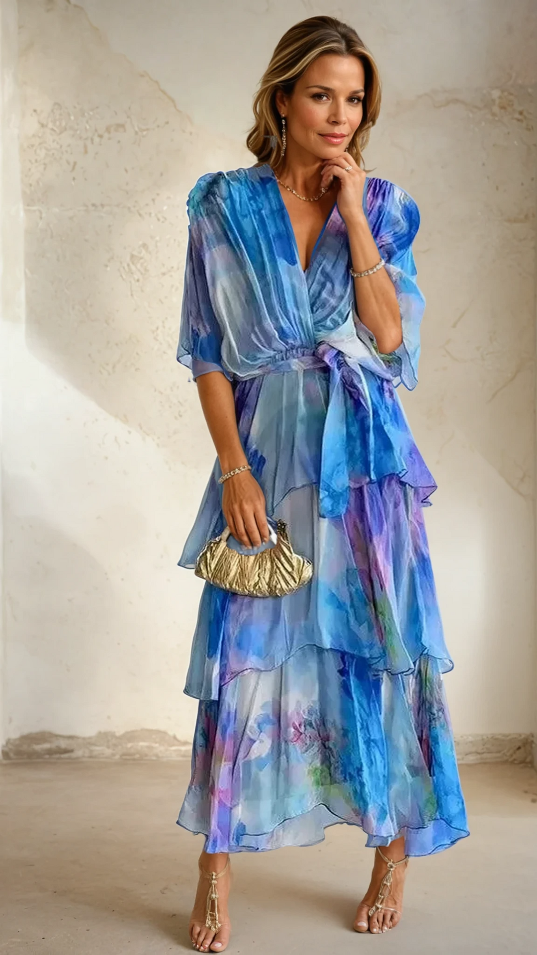 Betsey™ |Layered Floral Sun Dress