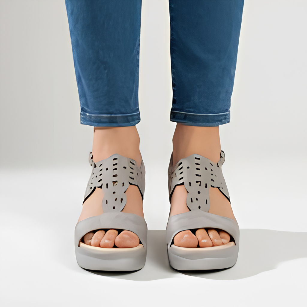 Sally™ | Chic Open-Toe Comfortable Wedge Sandals