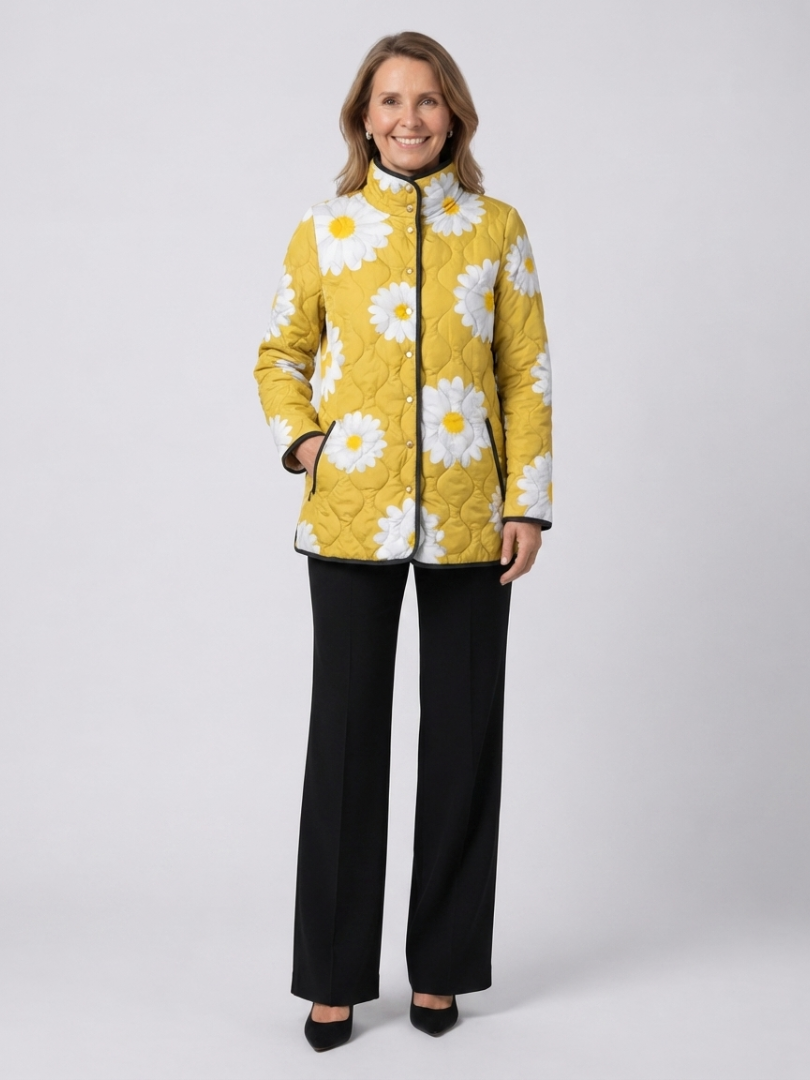 Sable™ - Charming Daisy Pattern Jacket