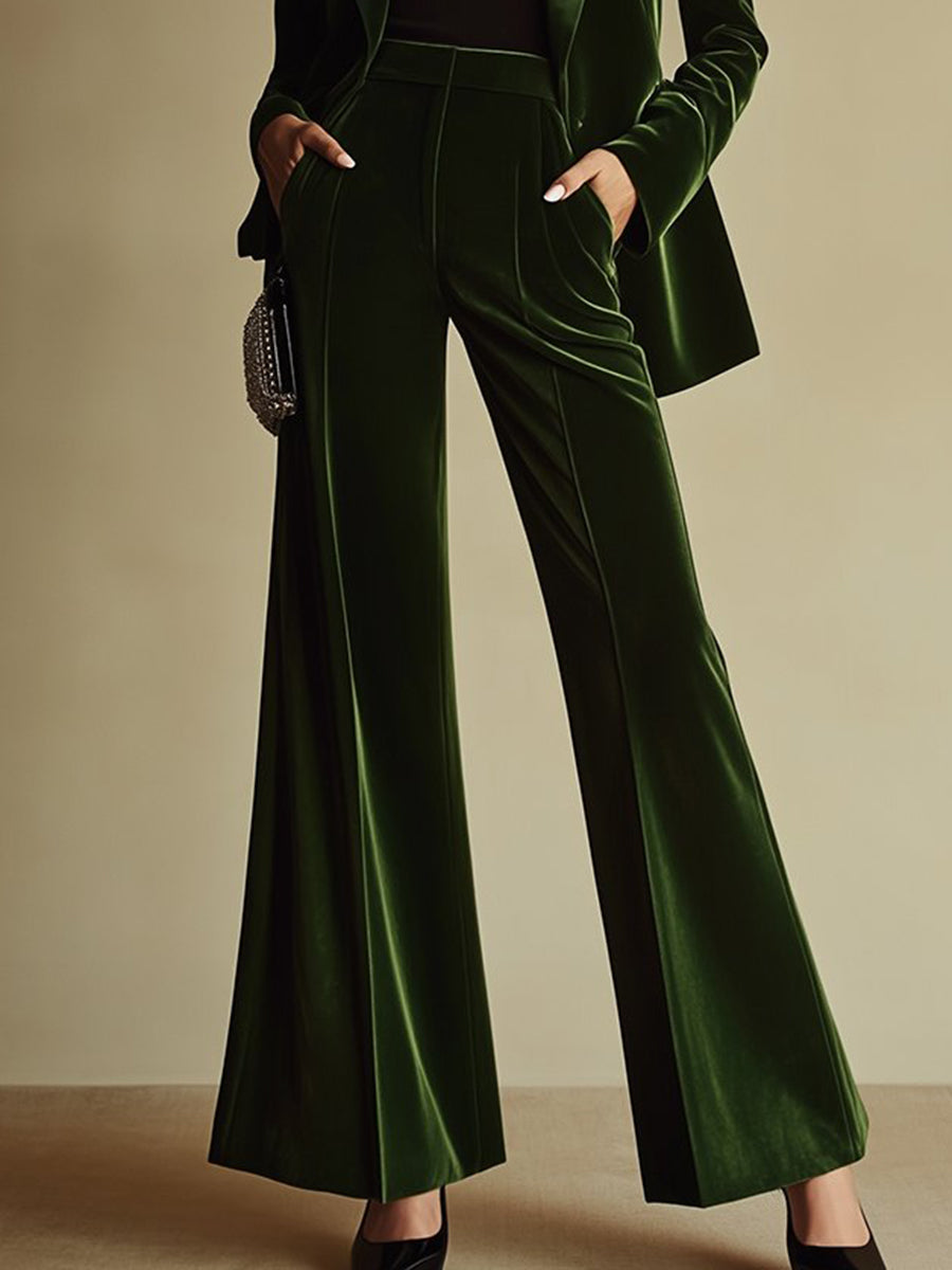 Violetta - Luxe Velvet Power Suit