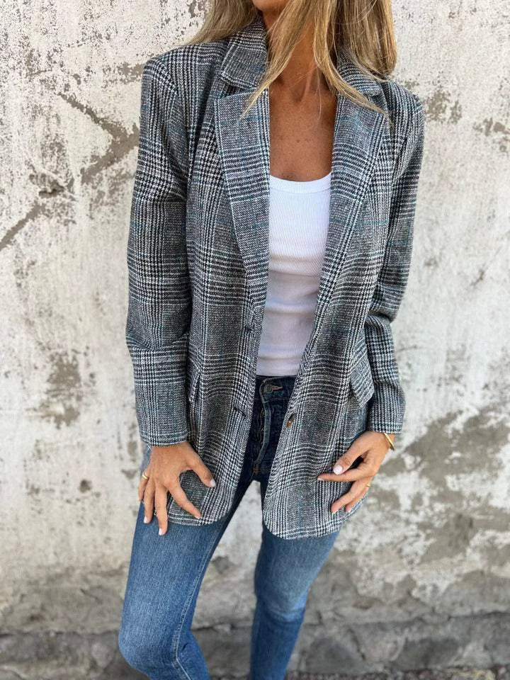 Bonita™ | Classic Check Blazer Jacket