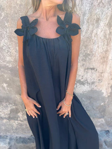 Philippa™ | Modern Boho Flower Detail Dress