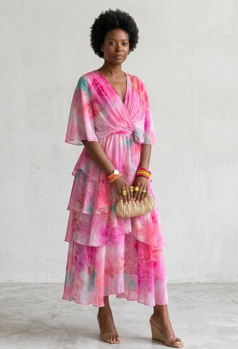 Maisie™ |Layered Floral Sun Dress