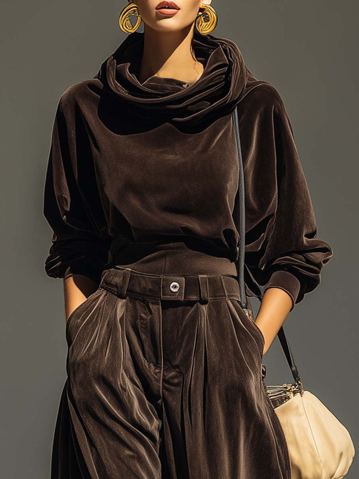 Solenne – loose velvet set