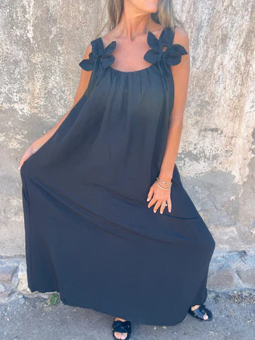 Philippa™ | Modern Boho Flower Detail Dress