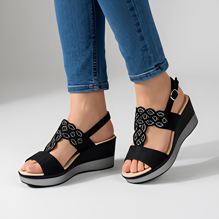 Sally™ | Chic Open-Toe Comfortable Wedge Sandals