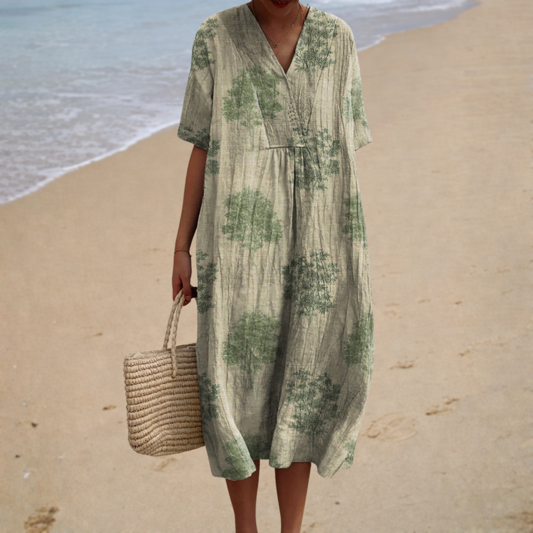 Graziella | Long Natural Dress