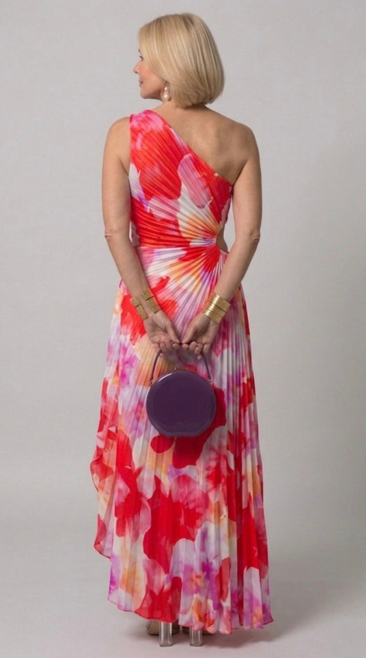 Verity™ | Pleated One-Shoulder Dress