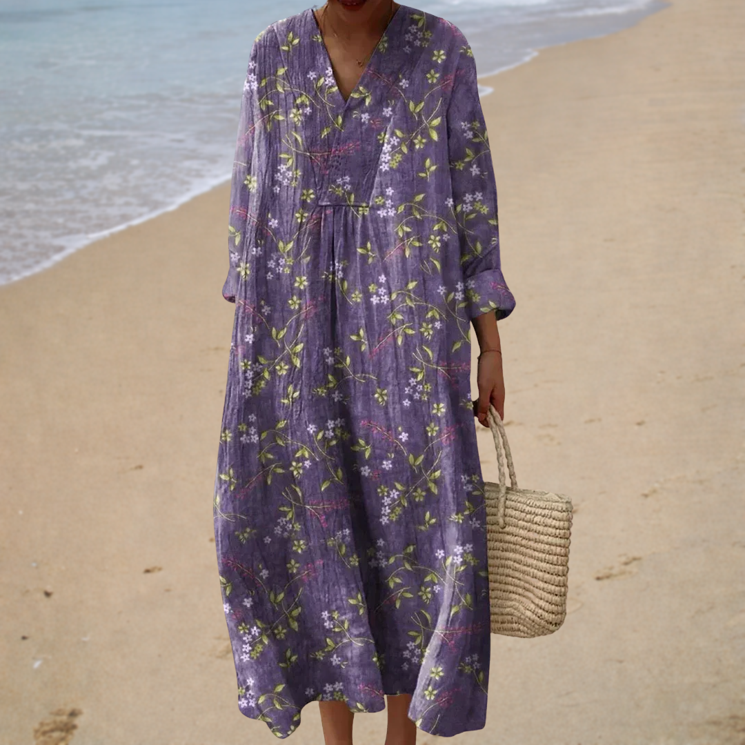 Isadora | Long Floral Dress