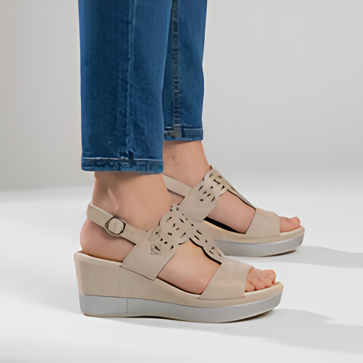 Sally™ | Chic Open-Toe Comfortable Wedge Sandals