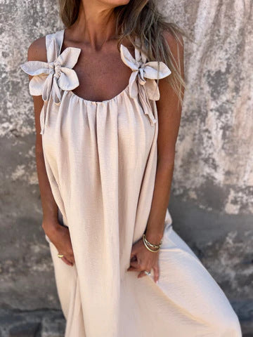 Philippa™ | Modern Boho Flower Detail Dress