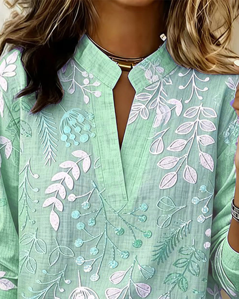 Kristy™ | Casual Floral Print Everyday Blouse